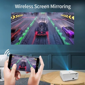 Projecteur LED Cinéma 4K pour Home Cinéma, Nouveau Modèle 2025, avec Auto Focus, Correction Keystone, Android 9, WiFi, Vidéo 3D, Écran LCD Full HD 1080P - Product Image 3