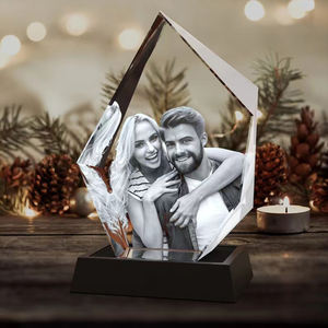 Cristal K9 pur transparent Iceberg Prestige pour gravure laser 3D, souvenirs photo - Product Image 5