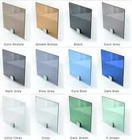 Partner Glas Massives Getöntes Floatglas 3-12mm Euro Grau Bronze Blau Farbiges Industrie-Fensterglas für Türen Langlebiges Architekturglas