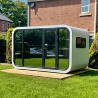 Vente chaude préfabriquée Mini Apple Cabin Apple Container House avec cuisine Space Capsule House Maison Mobile de luxe.