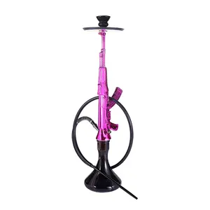 Fábrica al por mayor de encargo portátil de viaje acrílico Shisha Hookah tazas electrónicas Mini Shisha Hookah