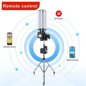 Launcher automatico per Badminton con telecomando per App per <span class=keywords><strong>esercizi</strong></span> di auto-allenamento a casa a rimbalzo della batteria per adulti - Product Image 2