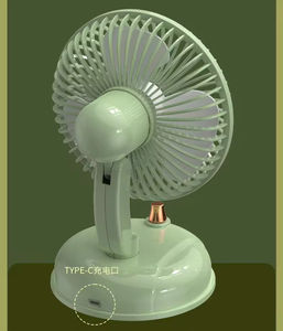 Ventilador de Mesa Multivelocidad Desmontable, Pequeño, Retro, Vintage, de <span class=keywords><strong>Escritorio</strong></span>, de Pared, con Oscilación, con Clip, Refrigerador - Product Image 6