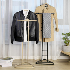 Multifunction Iron Floor <b>Standing</b> <b>Coat</b> <b>Rack</b> With Hat <b>Rack</b> For Living Room Home Clothes Organizer Rectangle Shape Black And - Product Image 1