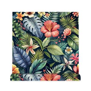 Creation Of Time And Space Peel And Stick Wallpaper Tropical Botanical Pattern Self Adhesive Moisture Proof For Wall And Cabinet - Product Image 2