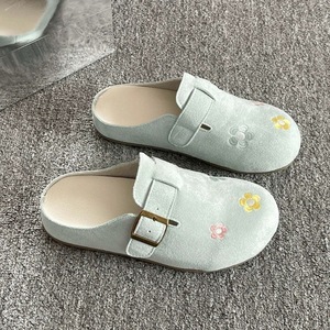 Half Slippers Outerwear 2026 Summer New Fashion Fairy Skirt French Style Flat Kids Sandals Rubber Outsole - Product Image 4