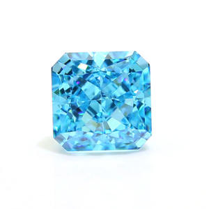 Pierre d'aigue-marine carrée DS Gems pour la fabrication de bijoux - Product Image 3