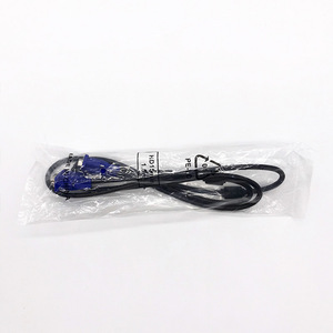 Cable de conexión de vídeo VGA 3+2 macho a macho para monitor LCD de ordenador, cable VGA de 1,5 metros con núcleos de ferrita dobles. - Product Image 3