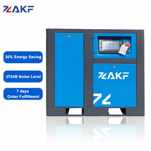 ZAKF ประหยัดพลังงาน 30%-40% คอมเพรสเซอร์อุตสาหกรรมแบบสกรูโรตารี่ 5.5kw 7.5kw 380v50hz 8bar 10bar ค่าใช้จ่ายในการดำเนินงานต่ำ - Product Image 1