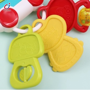 Éducation fonctions son et musique clé de voiture bébé musique intelligente anneau de dentition <span class=keywords><strong>hochet</strong></span> anneau de dentition sensoriel clé jouets en silicone - Product Image 4