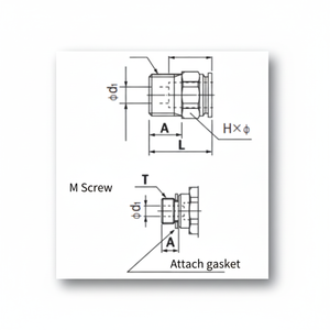 Conectores NITTA PUSH ONE MINI TIPO AC6 - Product Image 1