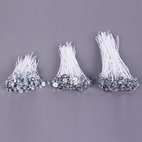 Mèche de bougie d'aromathérapie faite main, tressée, en coton, 26 cm, 20 cm