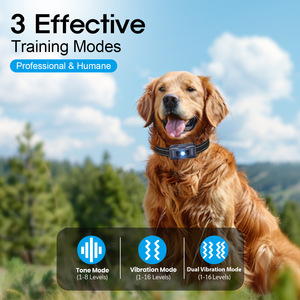 Smart Pet Color Screen Dog Trainer Extra Long <b>Remote</b> Waterproof <b>Vibration</b> Collar Training Equipment - Product Image 4