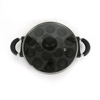 Série de moules à gâteaux à 15 trous, poêle à frire à fond plat, revêtement antiadhésif, poêle à œufs, poêle à crêpes néerlandaises, poêle à gaufres, poêle à crêpes