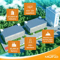 Kipas Ventilasi Saluran Aliran Campuran Inline OEM Motor AC Plastik Kinerja Tinggi Aliran Udara Besar
