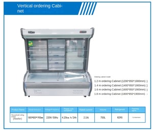 Refrigerador y Congelador de Vegetales para Supermercados y Restaurantes, Congelador para Pedidos de Comida, Confiable y Duradero - Product Image 6