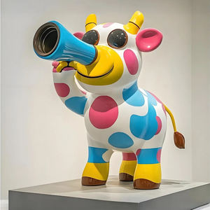 Custom Moderne Rvs Ballon Hond Spiegel Sculptuur 8K Gepolijst Villa Indoor Tuin Kerk Ornament - Product Image 2