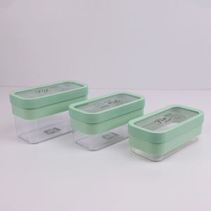 <span class=keywords><strong>Conteneur</strong></span> de stockage de pâtes carré anti-fuite pour <span class=keywords><strong>achat</strong></span> en gros, pot alimentaire hermétique avec couvercle en silicone pour restaurants - Product Image 4