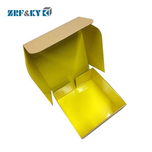 Kemasan produk kartu Game printtimg kustom kotak Mailer kertas bergelombang seruling E Kraft coklat - Product Image 2