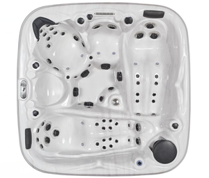 Bain à remous électrique Joyspa de forme carrée pour 5 personnes, éclairage intégré, bain à remous de luxe pour adultes, baignoire en acrylique à vendre - Product Image 5