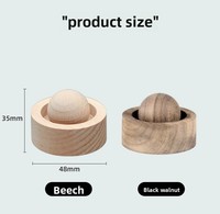 Diffuseur d'huiles essentielles pour voiture et maison - Fabriqué en bois, mini diffuseur de parfum naturel mignon, adapté à la chambre à coucher, au salon, à la salle de bain
