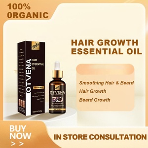 Huile de croissance rapide des cheveux OTVENA avec huile d'argan biologique, végane et sans cruauté, pour la prévention de la perte de cheveux - Product Image 1