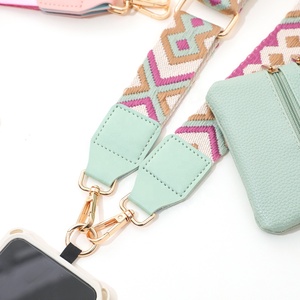 Phone Strap with Zippered Pouch for Women Clip and Go Strap for Phone with <b>Wallet</b> Crossbody Strap Lanyard D-030 - Product Image 4