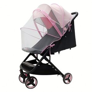 Moustiquaire universelle pour poussettes avec double fermeture éclair - Product Image 3
