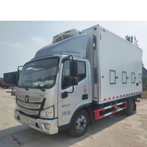 Camión de transporte de pollos Foton 4X2 de 5 toneladas, muy vendido en China, camión mini para aves de corral y ganado. - Product Image 2