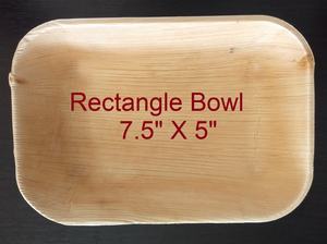 100% ensemble d'assiettes à vaisselle en feuille de palmier Areca biologique naturel motif de plante gravé biodégradable écologique pour l'éco-camping - Product Image 4