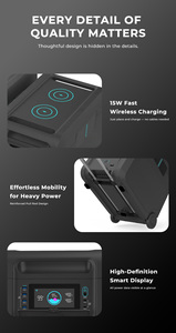 Batterie LiFePO4, station d'alimentation portable 3000w, générateur solaire LiFePO4 5000w 10000w 10kW, UPS 4200W 6kW 8kW, pour la maison, le camping en plein air - Product Image 6