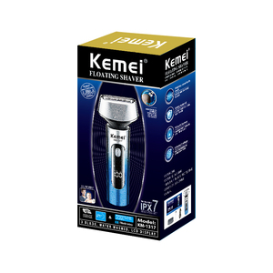 Afeitadora de Carga Rápida USB KM-1317, Impermeable IPX7, Cuchilla Triple Recíproca - Product Image 6