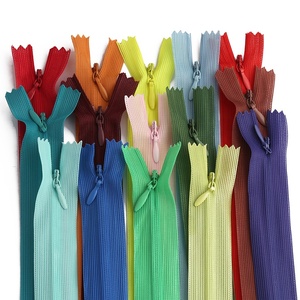 Tùy biến Close-end 3 # cremallera dây kéo vô hình cho quần áo mở kết thúc ren dây kéo vô hình - Product Image 1