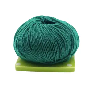 Em estoque 600g 8 ply 90 Color Bulk Hand Knitting Acrylic Yarn For Tufting Long Staple Tufting Penteado Milk Cotton