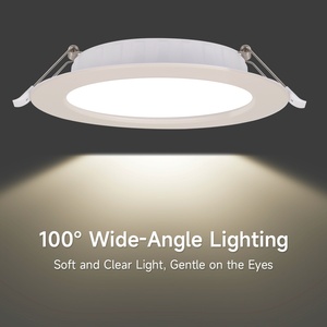 Lámpara de Techo <span class=keywords><strong>LED</strong></span> Ultrafina de 6W/9W/12W/18W, Tres Colores, <span class=keywords><strong>Regulable</strong></span>, Empotrada, para Iluminación Interior de Sala de Estar - Product Image 4