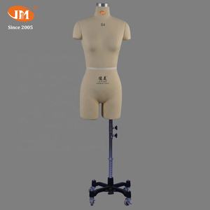 Mannequin de couture professionnel JUN MEI pour <span class=keywords><strong>femme</strong></span>, <span class=keywords><strong>buste</strong></span> en fibre de verre, pose debout, pour la confection de vêtements - Product Image 1