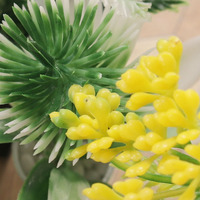 Jouets alimentaires miniatures, plantes en pot, plantes vertes, petits arbres, mini modèle 1:12, scène de bricolage pour maison de poupée, maison de poupée