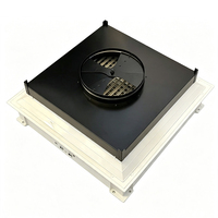 Grille d'aération murale de retour d'air, type nid d'abeille, diffuseur carré en aluminium détachable
