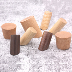 Wooden <b>Wall</b> Hooks Round Beech Walnut Ash <b>Wall</b> Mounted For Clothing <b>Storage</b> Behind Doors On <b>Walls</b> - Product Image 1