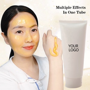 Masque de nuit au collagène et or 24 carats de luxe, marque privée OEM, anti-âge, raffermissant et purifiant en profondeur, format échantillon, ODM professionnel - Product Image 3