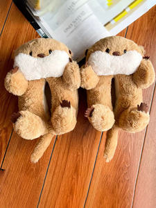 Pantoufles personnalisées amusantes pour adultes Jolies chaussures d'hiver en peluche de loutre d'intérieur en coton doux pantoufles unisexes de loutre de mer en peluche pour adultes - Product Image 3