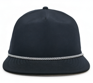 Casquette de golf unisexe 5 panneaux non structurée avec logo personnalisé, style sportif, visière plate, imperméable, style ethnique - Product Image 3