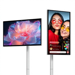 หน้าจอสัมผัสแนวตั้งแบบพกพา Full HD LED HDTV Android 15 ขนาด 27 นิ้ว ใช้พลังงานแบตเตอรี่ ลำโพงในตัว 6GB+128GB Wi-Fi สีเทา - Product Image 4