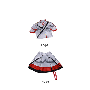 Costume de cosplay Kasane Teto, uniforme mignon d'anime, <span class=keywords><strong>perruque</strong></span>, ensemble complet de chanteuse virtuelle, costumes de fête d'Halloween, robes pour filles - Product Image 3