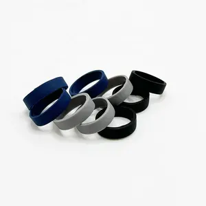 Pas de minimum Bracelet en silicone avec logo imprimé en relief sur mesure Cadeaux personnalisés Bracelet en silicone en caoutchouc personnalisé