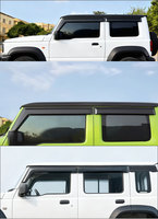 AOLIE Nuevo JB74 Jimny Embellecedor de Ventana de Acrílico, Pieza de Repuesto para Visores de Ventana Suzuki Jimny, Protectores de Lluvia