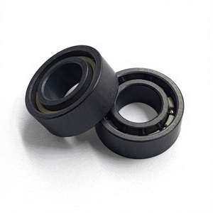 Anneaux SR188 R188 Si3N4, 9 billes en acier inoxydable, retenue PEEK, 6.35x12.7x4.75mm, billes en céramique hybride de précision C3 pour restaurant - Product Image 1