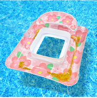 Hamac flottant gonflable de luxe pour piscine, chaise longue aquatique pour adulte, siège en maille, radeau de natation pour plage, fête, complexe hôtelier, jardin et piscine