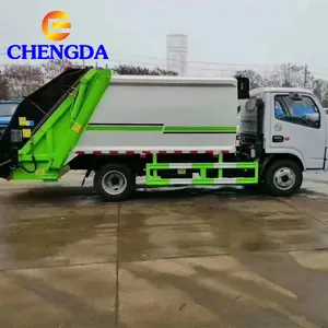 Sıcak soruşturma Dongfeng 4x2 12M3 kullanılan sıkıştırılmış çöp kamyonları