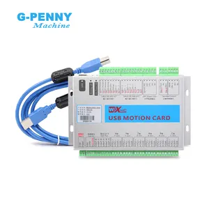 Tarjeta de movimiento USB MKX-M4 Mach4, controlador de frecuencia de 3/4/6 ejes, 2000KHZ, para máquina cortadora de grabado CNC